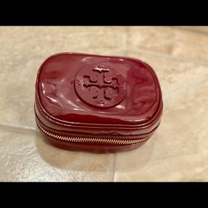 Tory Burch Patent Cosmetics Case